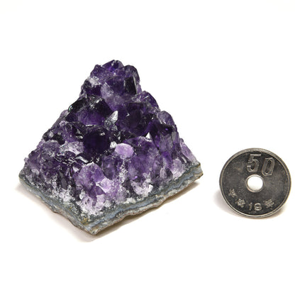ウルグアイ産アメジスト クラスター 58x54.8x30.5mm #RK104