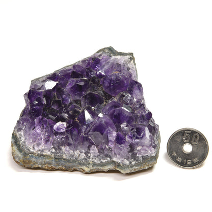 ウルグアイ産アメジスト クラスター 76x69x35.4mm #RK107