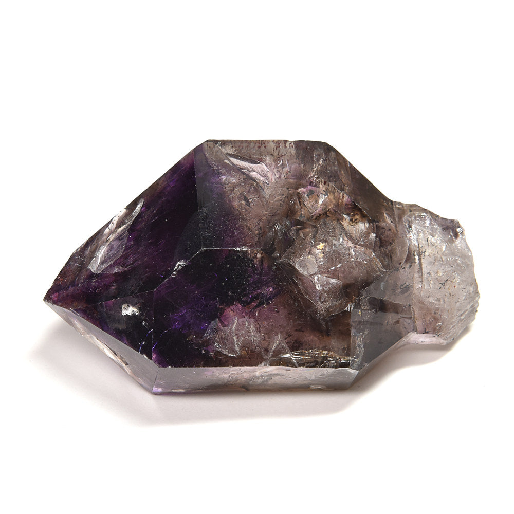 ジンバブエ産アメジストエレスチャル 原石 58x34x25mm #RK112