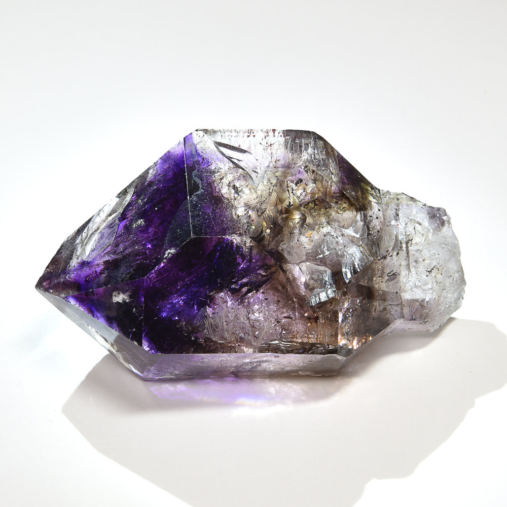 ジンバブエ産アメジストエレスチャル 原石 58x34x25mm #RK112