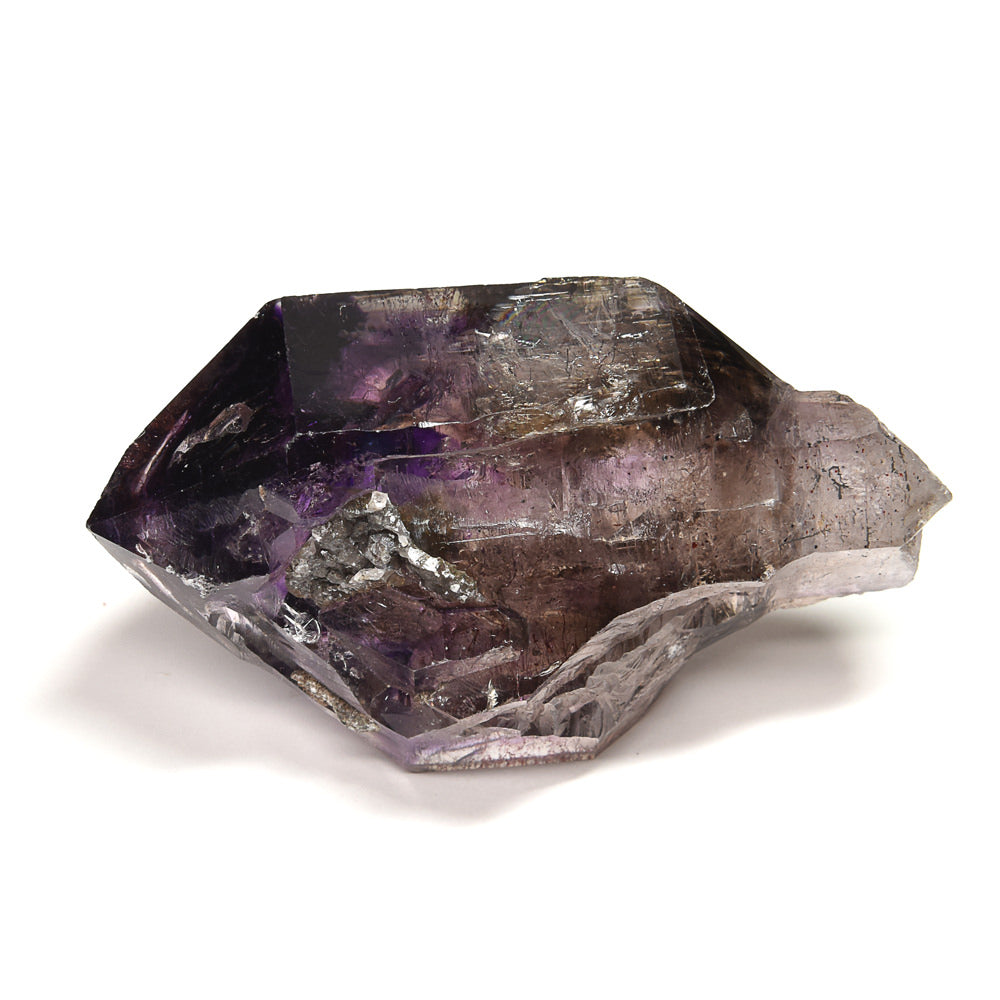 ジンバブエ産アメジストエレスチャル 原石 58x34x25mm #RK112