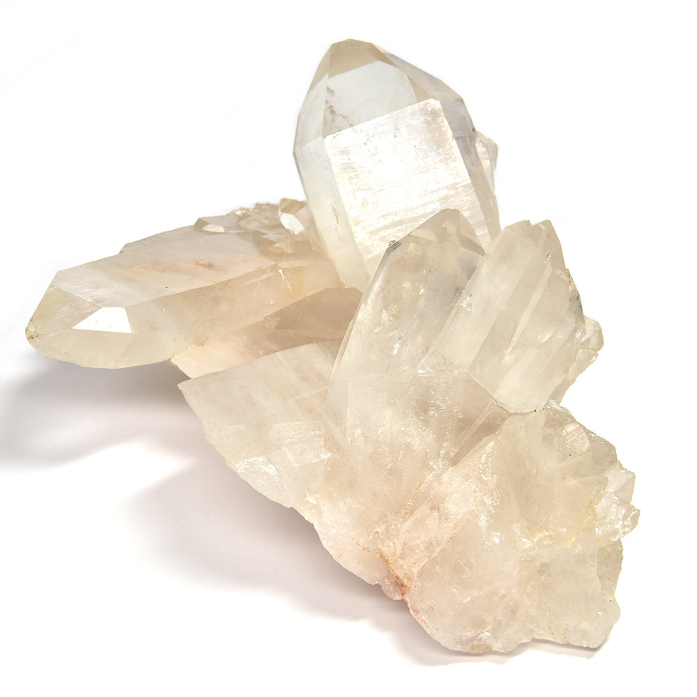 パールヴァティ渓谷産ヒマラヤマニカラン水晶 クラスター 165x140x95mm #RK116