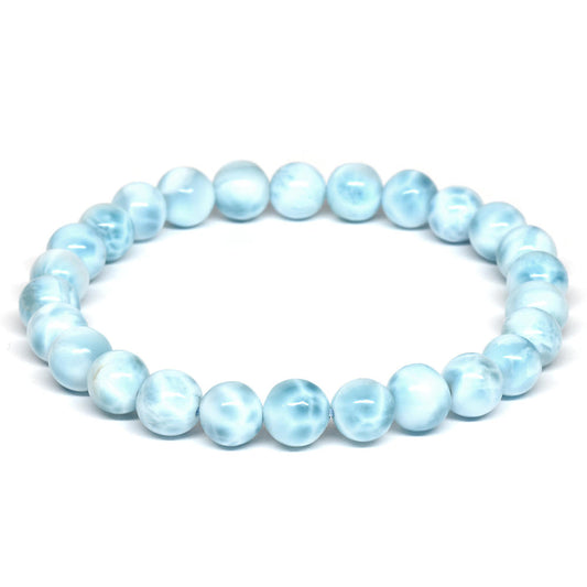 ラリマー ブレスレット 7.5-8mm #RK131