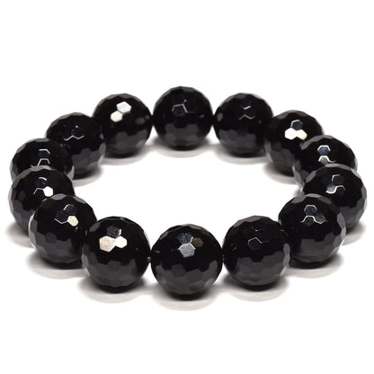 モリオン ミラーボールカットビーズ ブレスレット 15.5-16mm #RK135