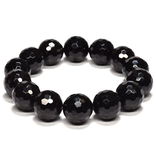 モリオン ミラーボールカットビーズ ブレスレット 15.5-16mm #RK135