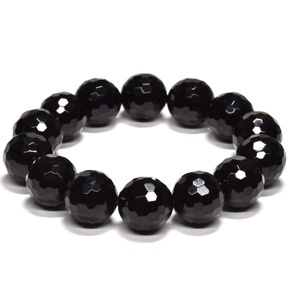 モリオン ミラーボールカットビーズ ブレスレット 15.5mm #RK137