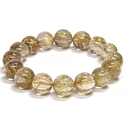 ゴールドルチルクォーツ ブレスレット 13-13.5mm #RK145
