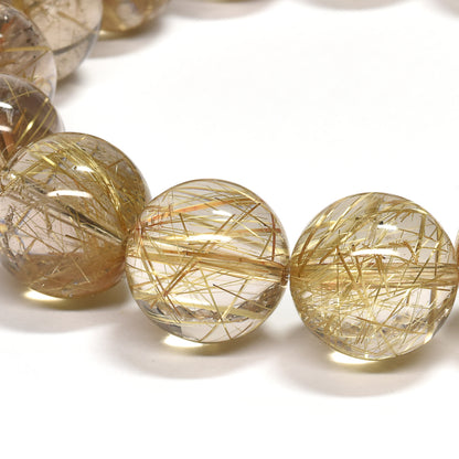 ゴールドルチルクォーツ ブレスレット 13-13.5mm #RK145