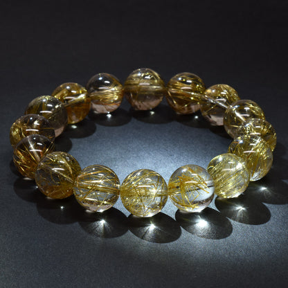 ゴールドルチルクォーツ ブレスレット 13-13.5mm #RK145