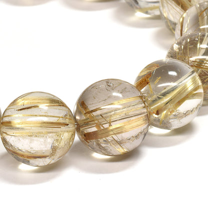 ゴールドルチルクォーツ ブレスレット 13-13.5mm #RK146