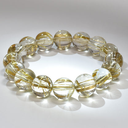 ゴールドルチルクォーツ ブレスレット 13-13.5mm #RK146