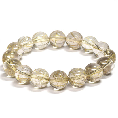 ゴールドルチルクォーツ ブレスレット 13-13.5mm #RK147