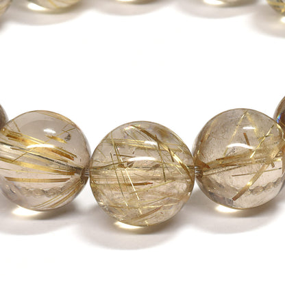 ゴールドルチルクォーツ ブレスレット 13-13.5mm #RK148