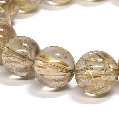 ゴールドルチルクォーツ ブレスレット 13-13.5mm #RK148