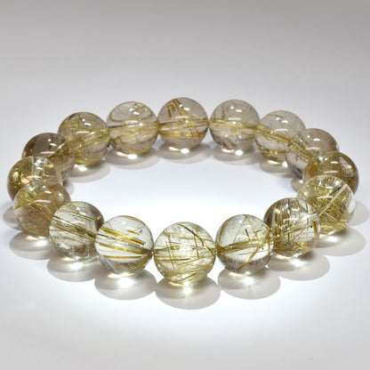 ゴールドルチルクォーツ ブレスレット 13-13.5mm #RK148