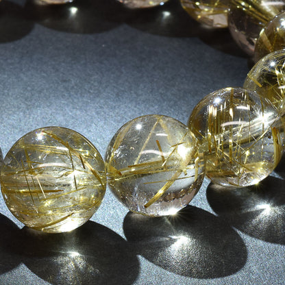 ゴールドルチルクォーツ ブレスレット 13-13.5mm #RK148