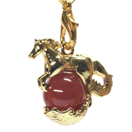 カーネリアン 2026年 干支 ストラップ 午 馬 #RL001