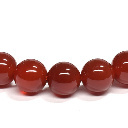 【山梨一級研磨士作】赤メノウ ブレスレット 8mm #RL005