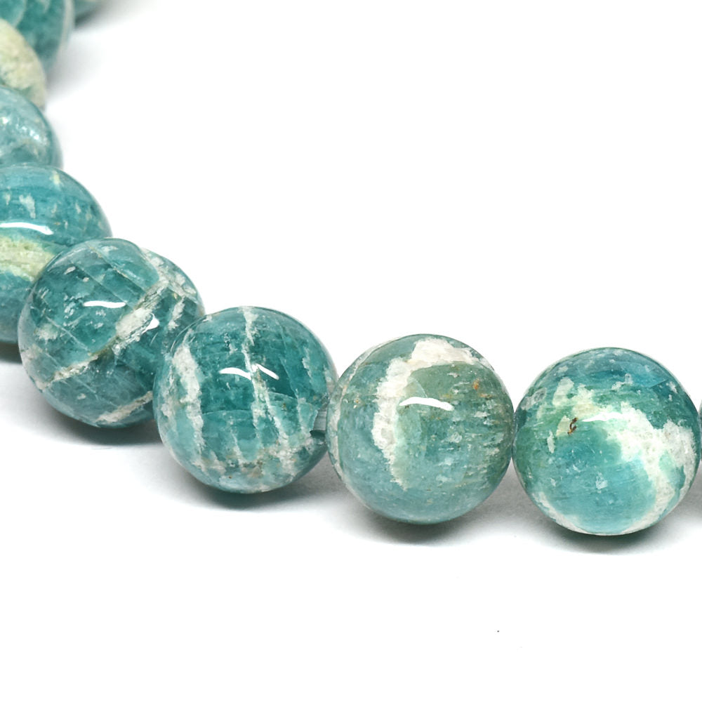 【山梨一級研磨士作】アマゾナイト ブレスレット 8mm #RL006
