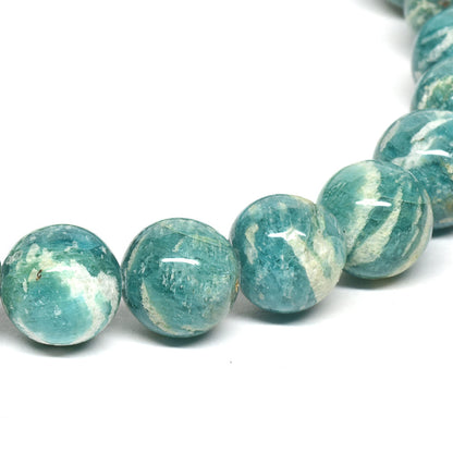 【山梨一級研磨士作】アマゾナイト ブレスレット 8mm #RL006