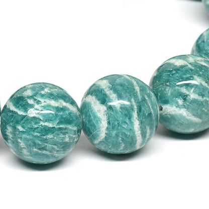 【山梨一級研磨士作】アマゾナイト ブレスレット 12mm #RL008