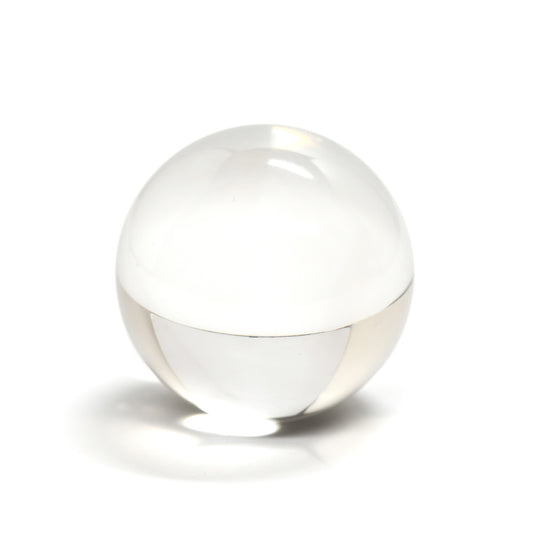 【山梨一級研磨士作】天然水晶 丸玉 18.1mm #RL009