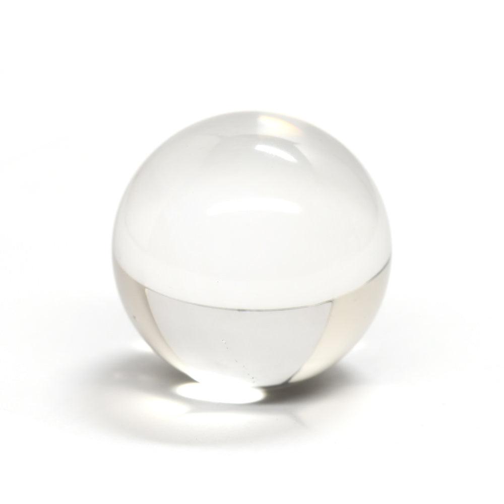 【山梨一級研磨士作】天然水晶 丸玉 17.9mm #RL010