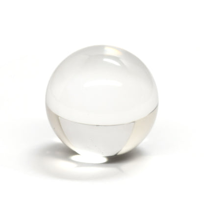 【山梨一級研磨士作】天然水晶 丸玉 17.9mm #RL010