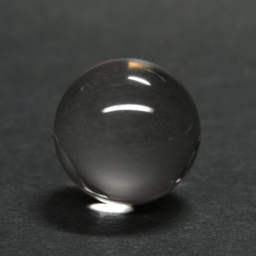 【山梨一級研磨士作】天然水晶 丸玉 17.9mm #RL010