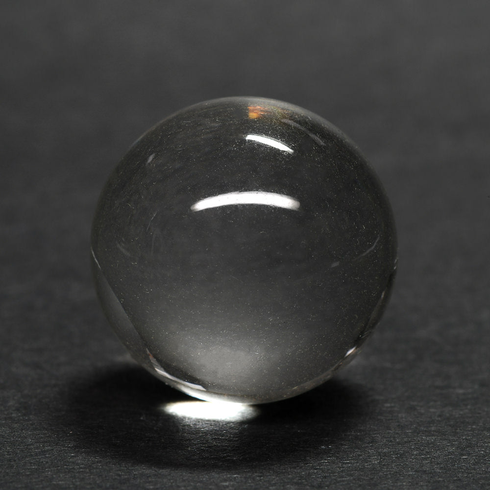 【山梨一級研磨士作】天然水晶 丸玉 19.5mm #RL011