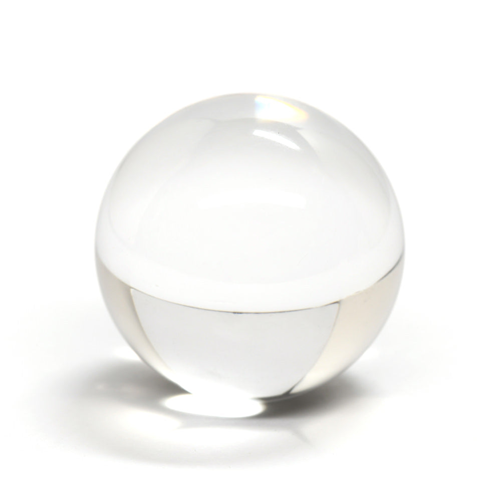 【山梨一級研磨士作】天然水晶 丸玉 19.9mm #RL012