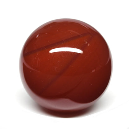 【山梨一級研磨士作】赤メノウ 丸玉 24.7mm #RL014