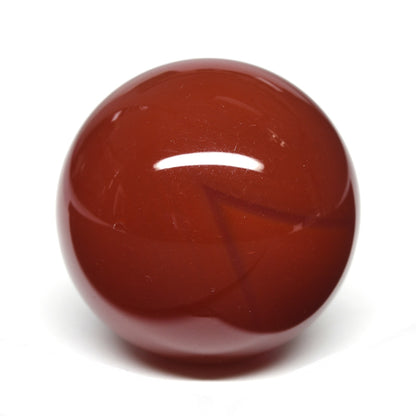 【山梨一級研磨士作】赤メノウ 丸玉 24.7mm #RL014