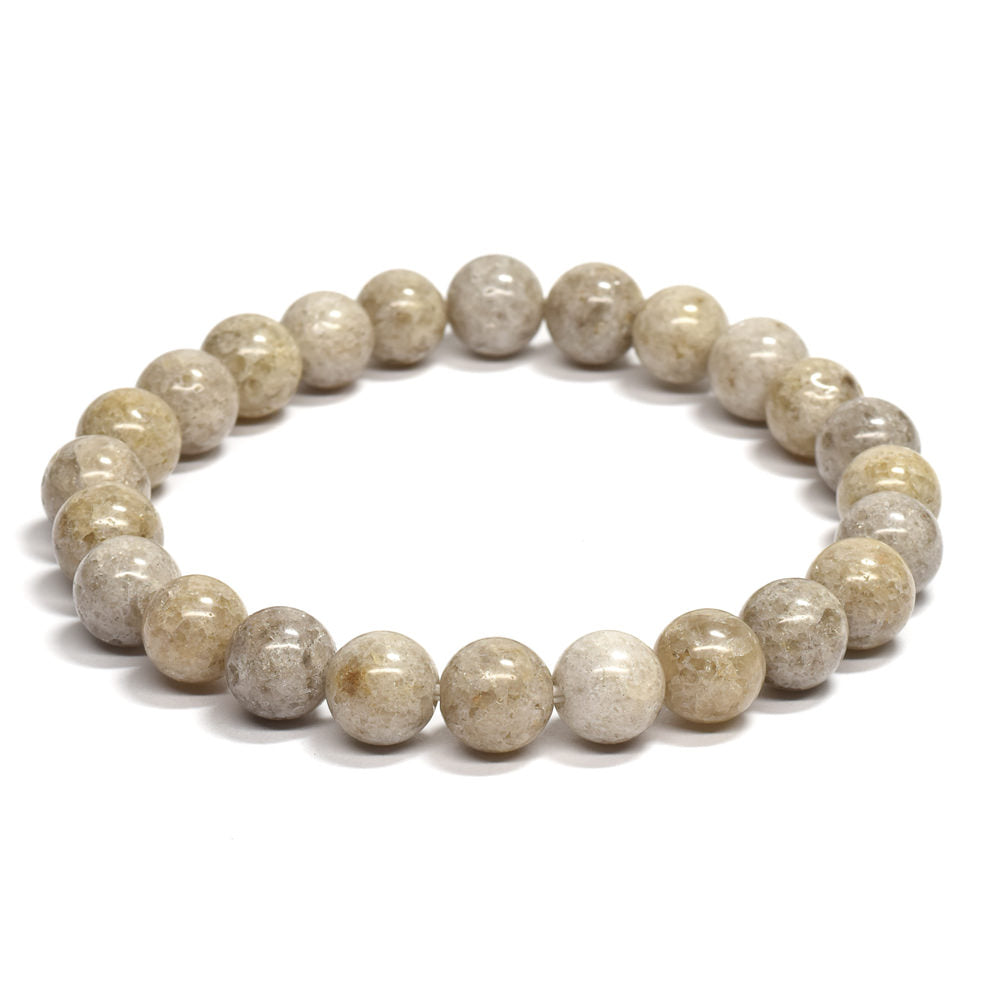 [希少]宮崎ニニギ水晶（ジオードタイプ）ブレスレット 8mm #RL015