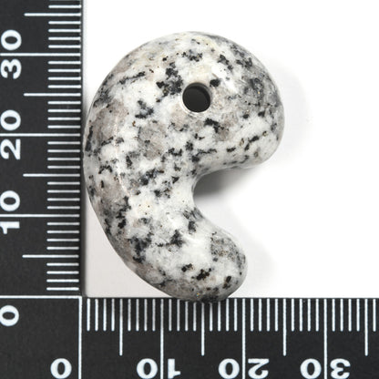 茨城県産 八郷雲龍石 勾玉 33x23.5x12.5mm #RL021