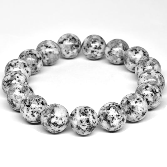 茨城県産 八郷雲龍石 ブレスレット 12mm #RL025