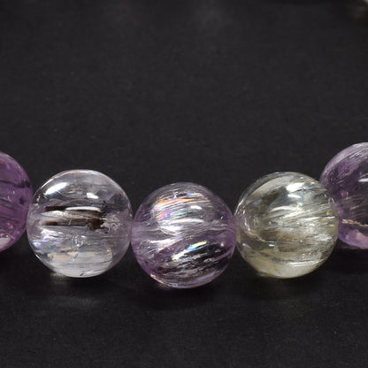 [高品質] クンツァイト ブレスレット 9.5mm #RL031