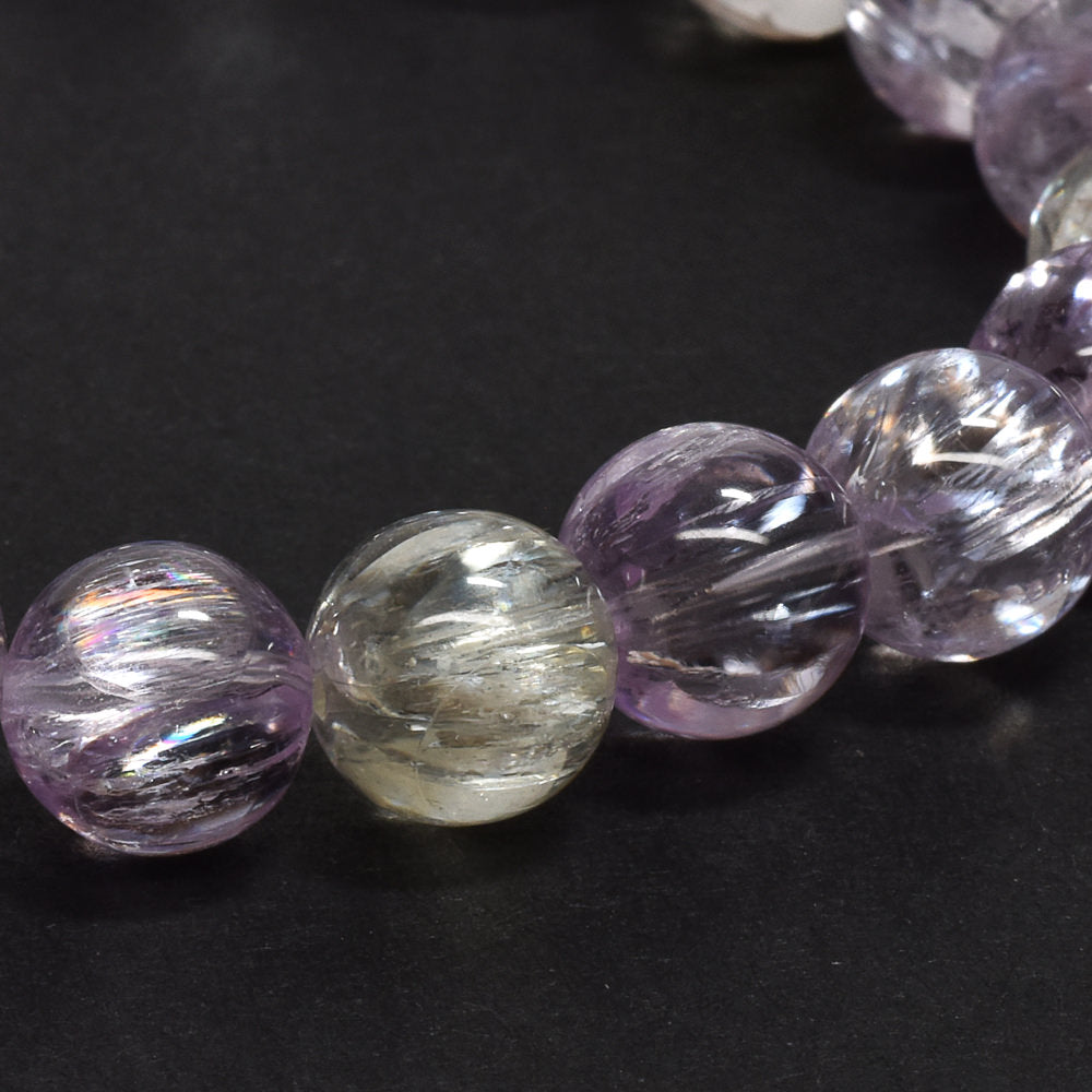 [高品質] クンツァイト ブレスレット 9.5mm #RL031