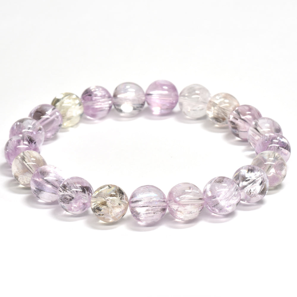 [高品質] クンツァイト ブレスレット 9.5mm #RL031