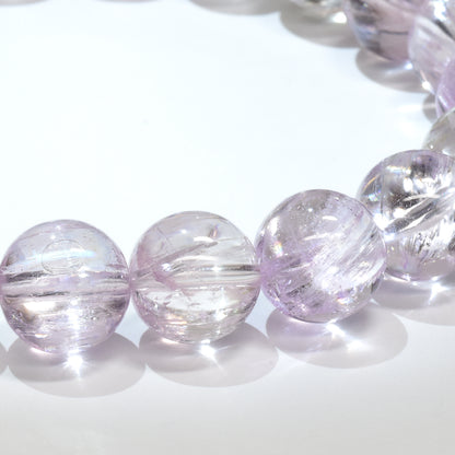 [高品質] クンツァイト ブレスレット 9.5mm #RL031