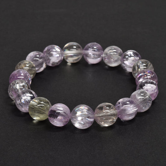 [高品質] クンツァイト ブレスレット 10.5mm #RL032