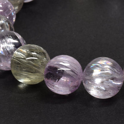 [高品質] クンツァイト ブレスレット 10.5mm #RL032