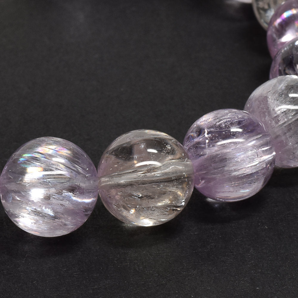 [高品質] クンツァイト ブレスレット 10.5mm #RL032