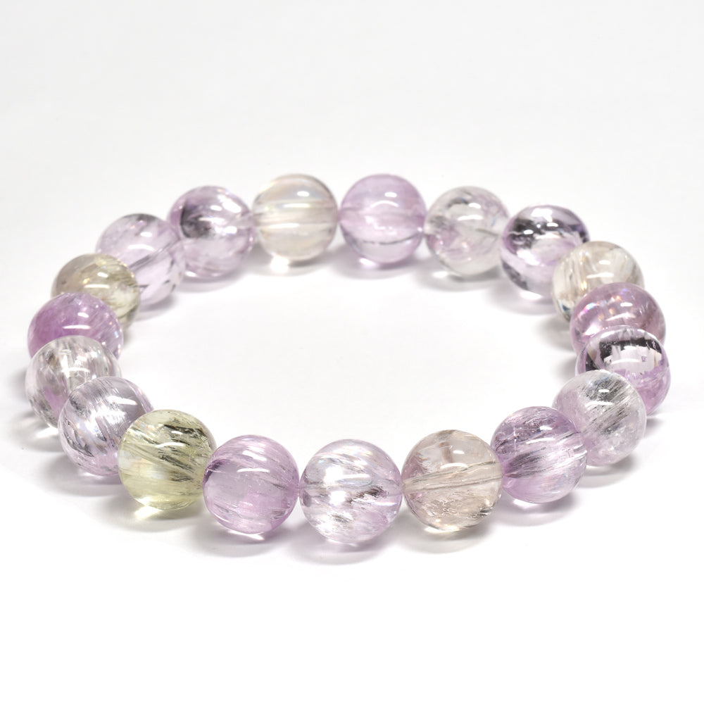 [高品質] クンツァイト ブレスレット 10.5mm #RL032