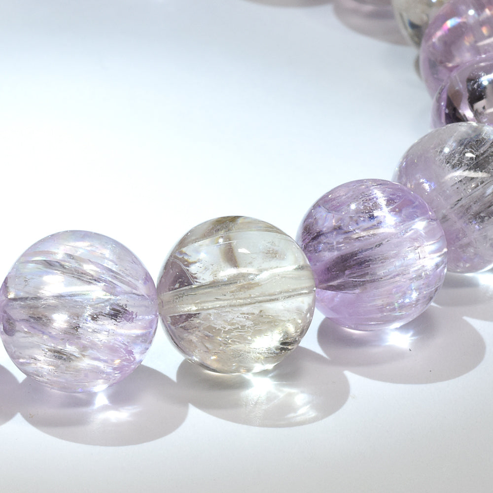 [高品質] クンツァイト ブレスレット 10.5mm #RL032