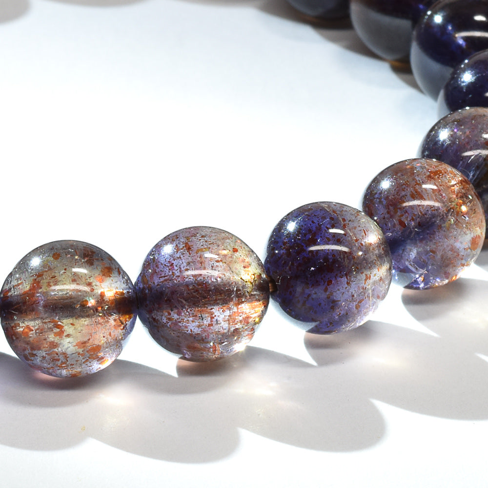 [高品質] アイオライトサンストーン ブレスレット 9mm #RL035