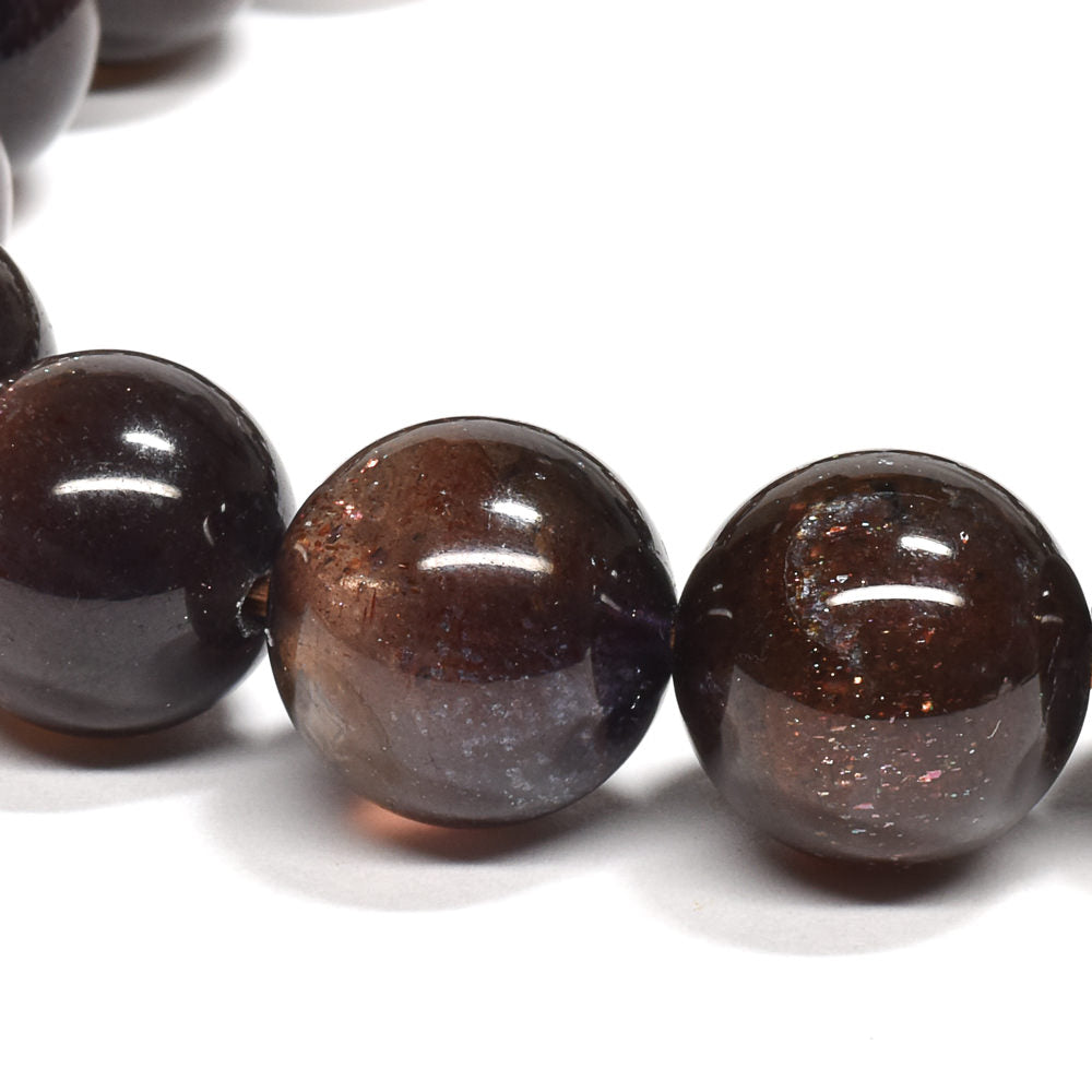 [高品質] アイオライトサンストーン ブレスレット 12.5mm #RL036