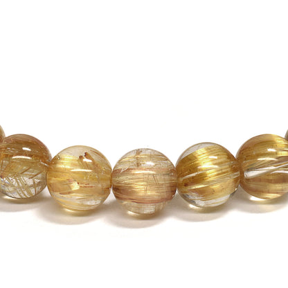 [高品質] タイチンルチルクォーツ ブレスレット 6mm #RL039