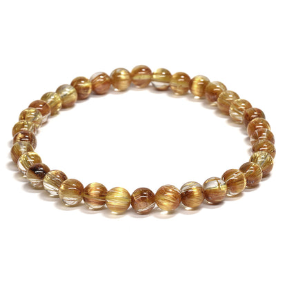 [高品質] タイチンルチルクォーツ ブレスレット 5.5mm #RL040