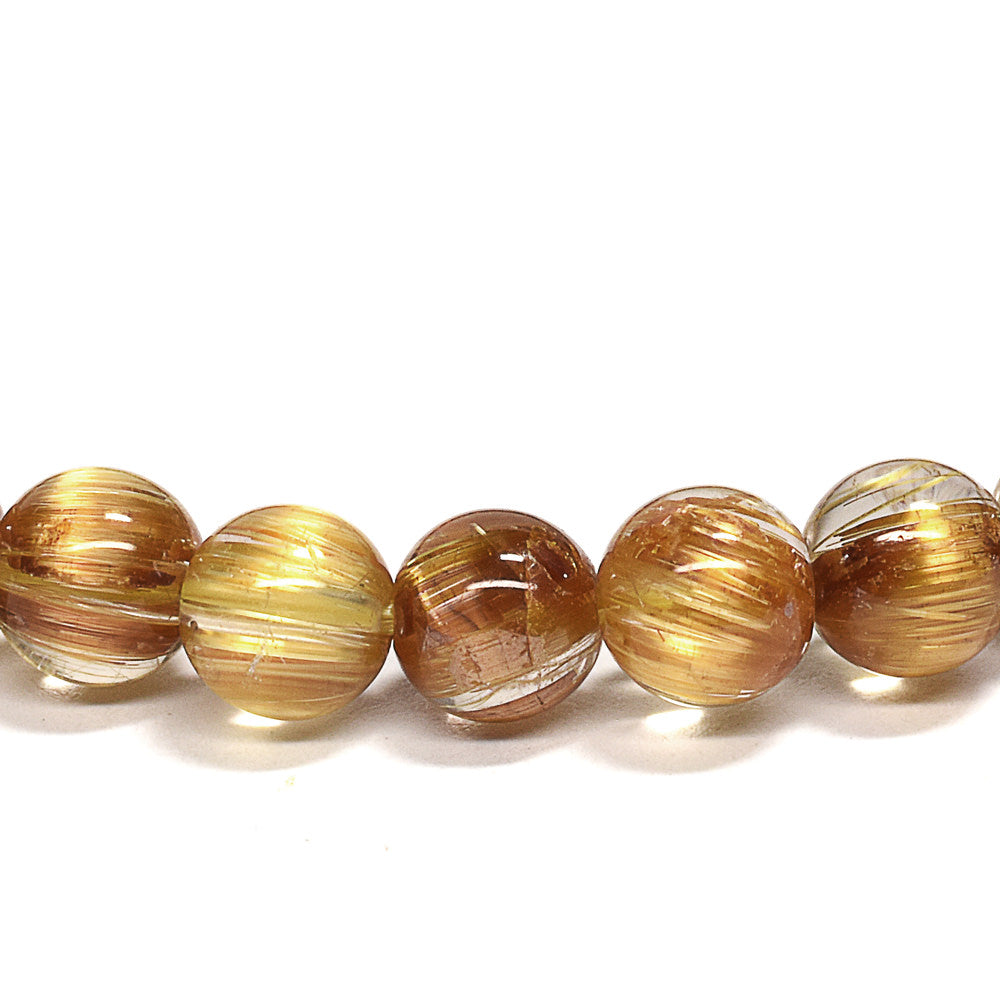 [高品質] タイチンルチルクォーツ ブレスレット 5.5mm #RL040